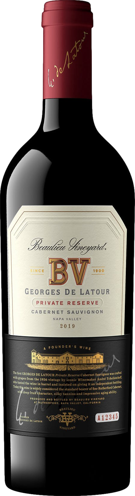 Beaulieu Vineyard Georges de Latour Privat Reserve 2019