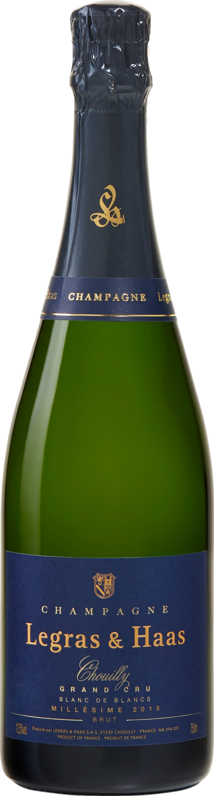Champagne Legras et Haas Blanc de Blancs Grand Cru 2015