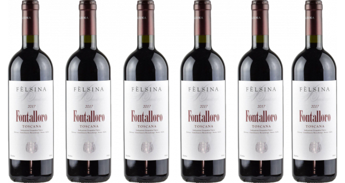 Bottle of Felsina Fontalloro 2017 6 Flaschenset wine 0 ml