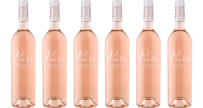 Bottle of Mirabeau Pure Provence Rose 2022 6 Flaschenset wine 0 ml