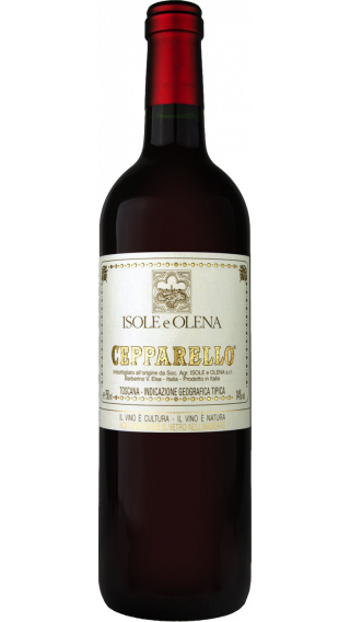 Bottle of Isole e Olena Cepparello 2015 wine 750 ml