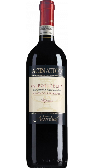 Bottle of Stefano Accordini Valpolicella Ripasso Acinatico Classico 2015 wine 750 ml