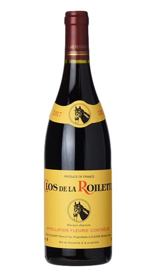 Bottle of Clos de la Roilette Fleurie 2017 wine 750 ml