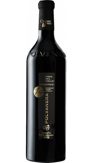 Bottle of Polvanera 14 Primitivo 2015 wine 750 ml