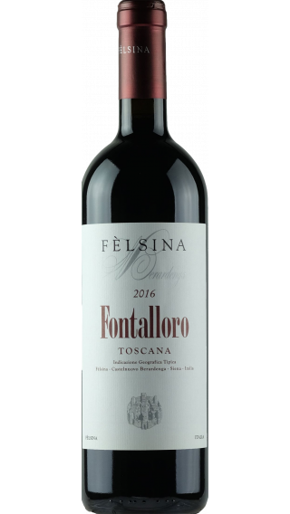 Bottle of Felsina Fontalloro 2016 wine 750 ml