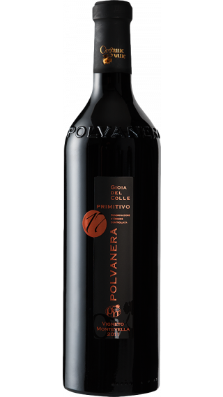 Bottle of Polvanera 17 Primitivo 2014 wine 750 ml
