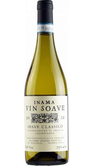 Bottle of Inama Vin Soave Classico 2018 wine 750 ml