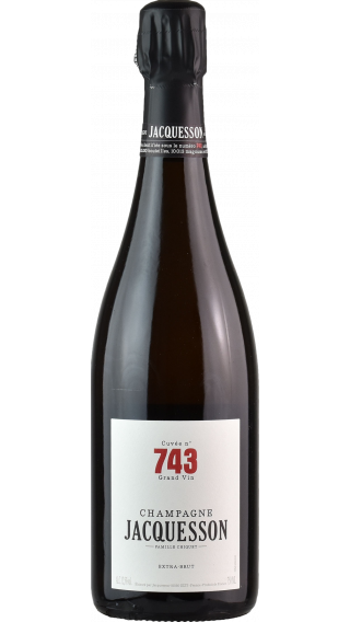 Bottle of Champagne Jacquesson Cuvee 743 wine 750 ml