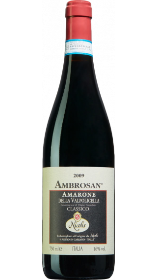 Bottle of Nicolis Ambrosan Amarone della Valpolicella 2009 wine 750 ml