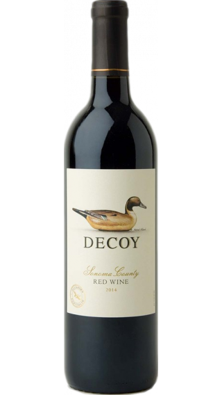 Bottle of Duckhorn Decoy Red Blend 2016 wine 750 ml