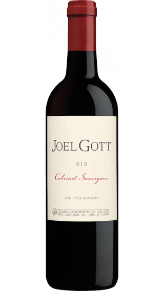 Bottle of Joel Gott 815 Cabernet Sauvignon 2015 wine 750 ml