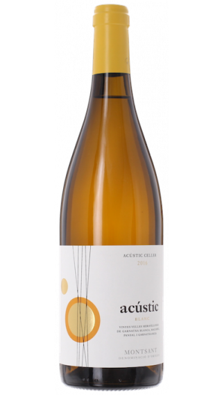 Bottle of Acustic Celler Acustic Blanc 2017 wine 750 ml
