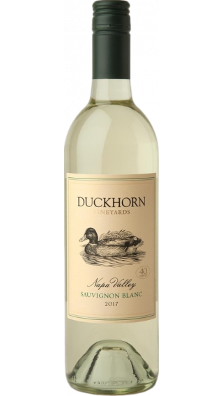 Bottle of Duckhorn Napa Valley Sauvignon Blanc 2017 wine 750 ml
