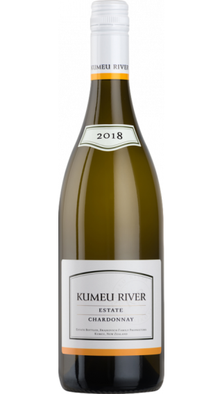 Bottle of Kumeu River Estate Chardonnay 2018 wine 750 ml
