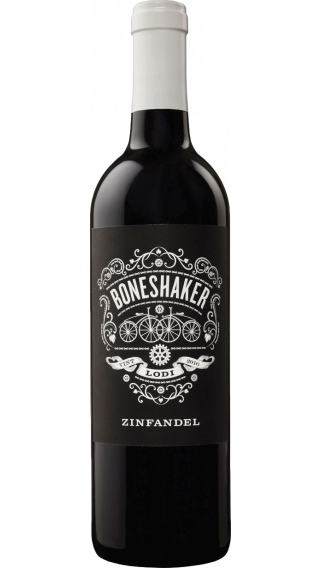 Bottle of Boneshaker Zinfandel 2016 wine 750 ml