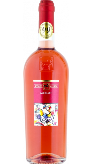 Bottle of Tenuta Ulisse Merlot Rose 2019 wine 750 ml