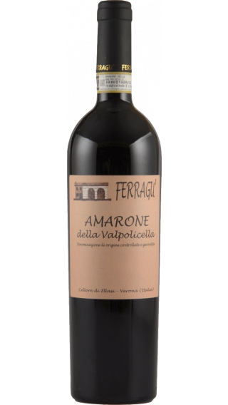 Bottle of Ferragu Amarone della Valpolicella 2013 wine 750 ml