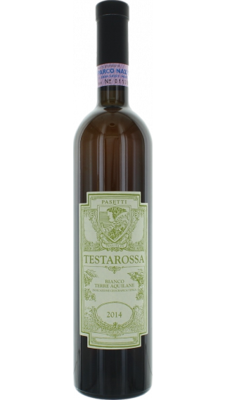 Bottle of Pasetti Testarossa Bianco Terre Aquilane 2016 wine 750 ml