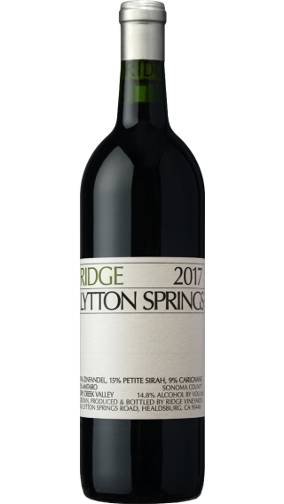 Bottle of Ridge  Lytton Springs 2020 wine 750 ml