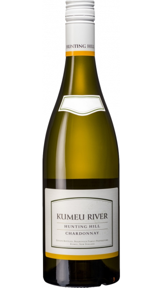 Bottle of Kumeu River Hunting Hill Chardonnay 2021 wine 750 ml