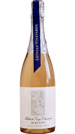 Bottle of Lothian Vineyards Methode Cap Classique Brut Rose wine 750 ml