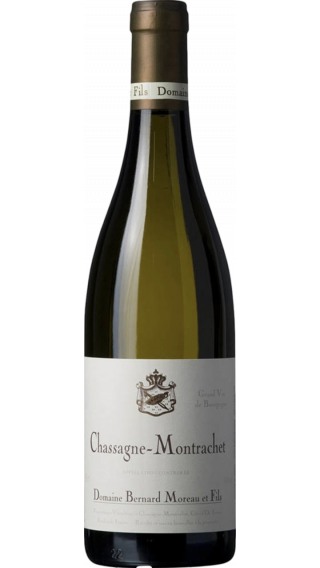 Bottle of Bernard Moreau  Chassagne Montrachet 2014 wine 750 ml