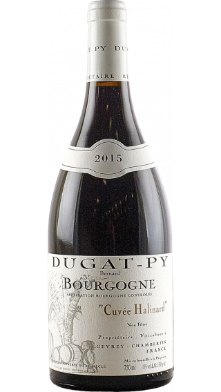 Bottle of Domaine Dugat-Py Bourgogne Cuvee Halinard 2015 wine 750 ml