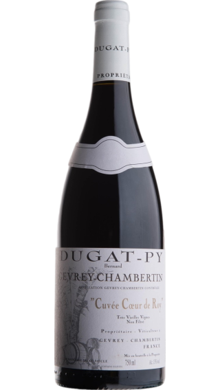 Bottle of Domaine Dugat-Py Gevrey Chambertin Coeur de Roy 2019 wine 750 ml
