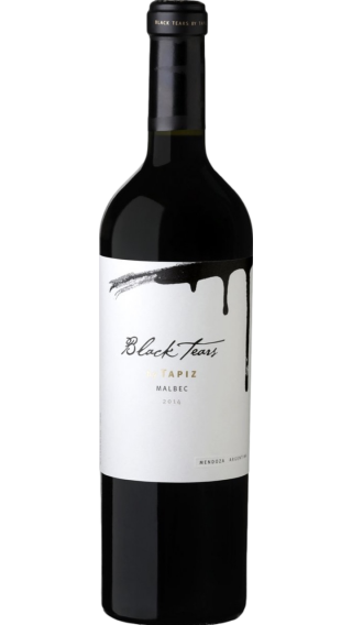 Bottle of Tapiz Black Tears Malbec 2014 wine 750 ml