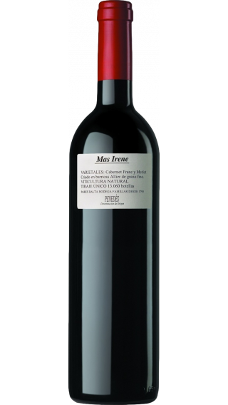 Bottle of Pares Balta Mas Irene 2017 wine 750 ml