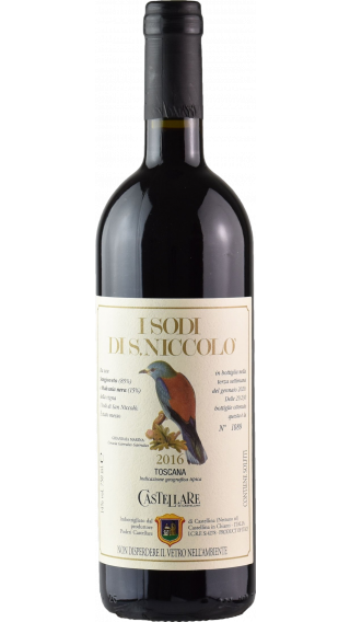 Bottle of Castellare di Castellina I Sodi Di San Niccolo 2016 wine 750 ml