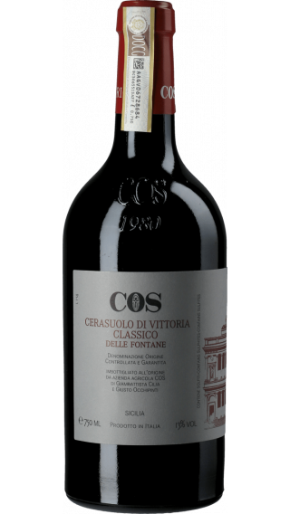 Bottle of COS Cerasuolo di Vittoria Delle Fontane 2012 wine 750 ml