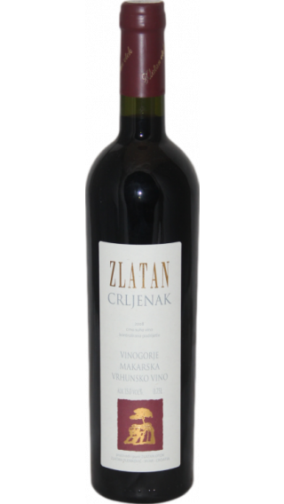 Bottle of Zlatan Otok Crljenak Zinfandel 2013 wine 750 ml