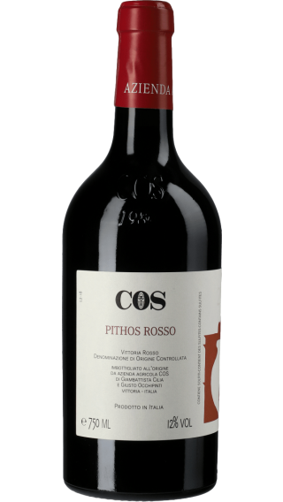 Bottle of COS Pithos Rosso 2022 wine 750 ml