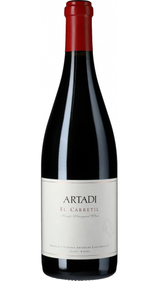 Bottle of Artadi El Carretil 2017 wine 750 ml