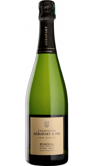Bottle of Champagne Agrapart  Mineral Blanc de Blancs Grand Cru 2014 wine 750 ml