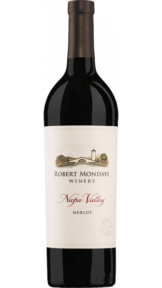 Bottle of Robert Mondavi Napa Valley Merlot 2013 wine 750 ml