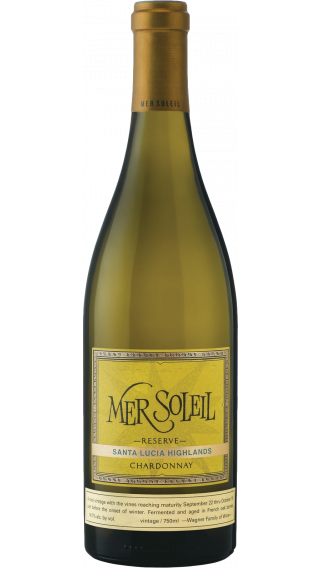 Bottle of Mer Soleil Reserve Chardonnay 2016 wine 750 ml