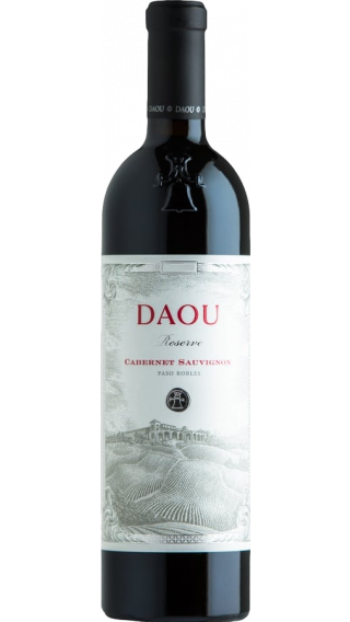 Bottle of DAOU Cabernet Sauvignon Reserve 2017 wine 750 ml