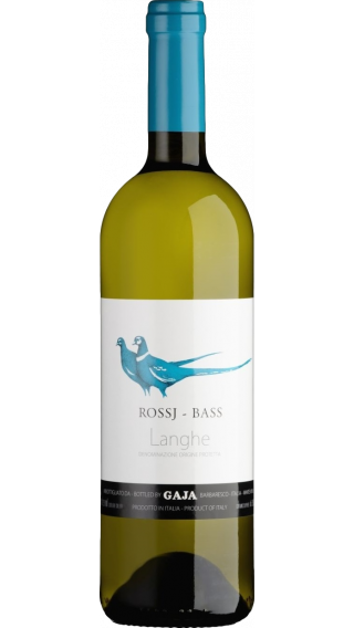 Bottle of Gaja Rossj Bass 2018 wine 750 ml