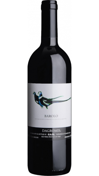 Bottle of Gaja Dagromis Barolo 2018 wine 750 ml