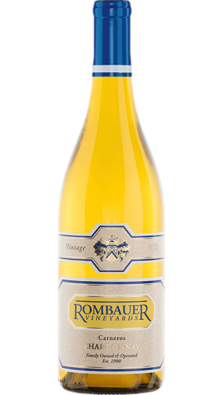 Bottle of Rombauer Vineyards Chardonnay 2016 wine 750 ml