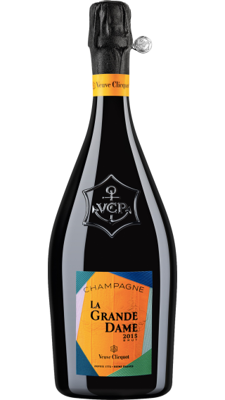 Bottle of Champagne Veuve Clicquot La Grande Dame Brut 2015 wine 750 ml