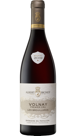 Bottle of Albert Bichot Domaine du Pavillon Volnay Premier Cru Les Brouillards 2019 wine 750 ml