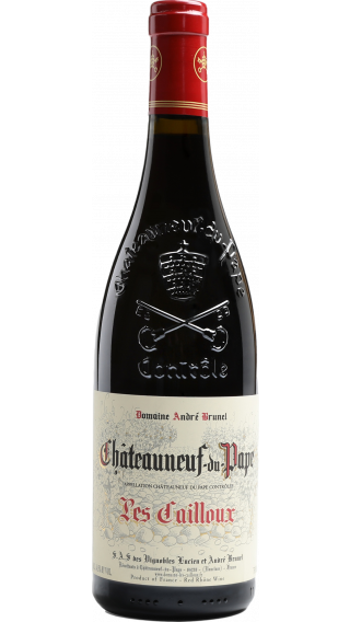 Bottle of Andre Brunel Les Cailloux Chateauneuf du Pape 2020 wine 750 ml