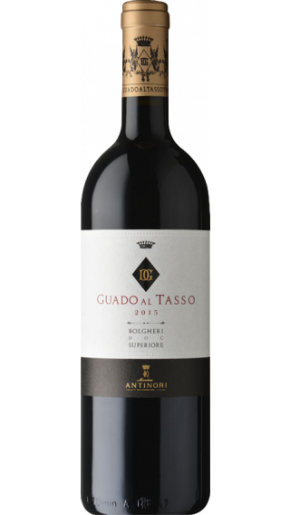 Bottle of Antinori Guado al Tasso Bolgheri Superiore 2015 wine 750 ml