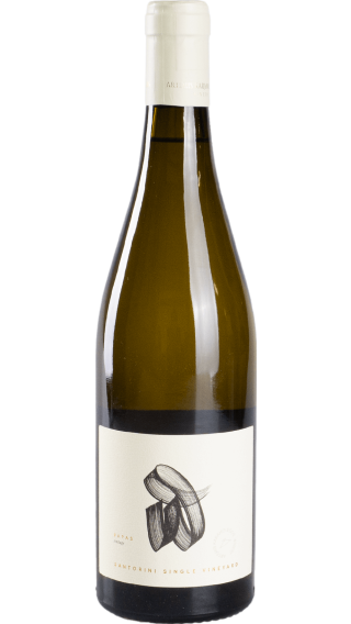 Bottle of Artemis Karamolegos Papas Single Vineyard Assyrtiko 2021 wine 750 ml