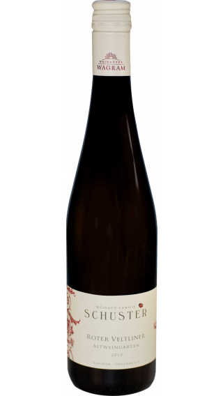 Bottle of Schuster Roter Veltliner Altweingarten 2015 wine 750 ml