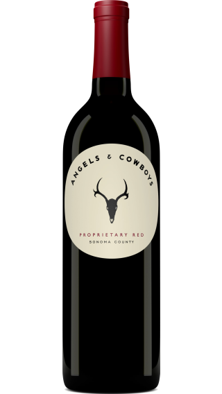 Bottle of Angels & Cowboys Proprietary Red 2019 wine 750 ml