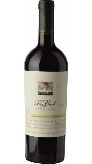 Bottle of Dry Creek Cabernet Sauvignon 2015 wine 750 ml